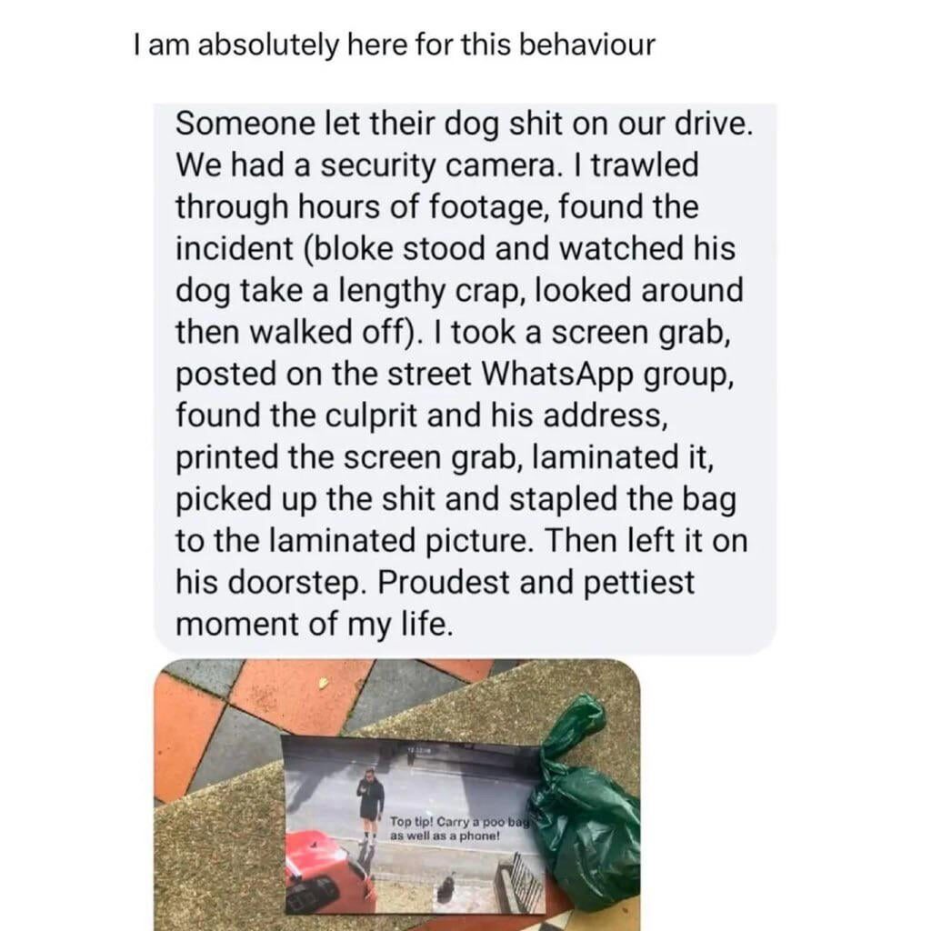 Unbelievable level of pettiness 👏
