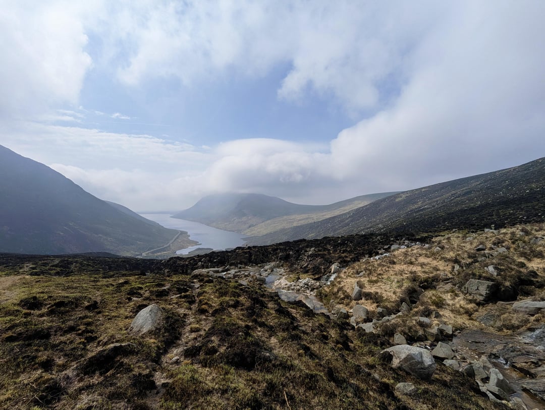 Some of the fire damage around Ben Crom and Doan area