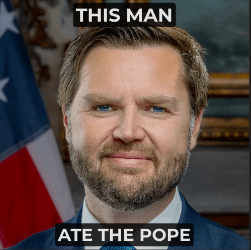 This man ate the pope