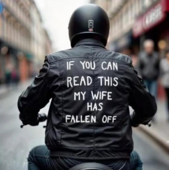 Who needs a pillion anyway..