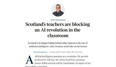Scotland’s teachers are blocking an AI revolution in the classroom