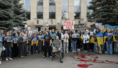 Ukrainians in Czechia demand confiscation of Russian assets