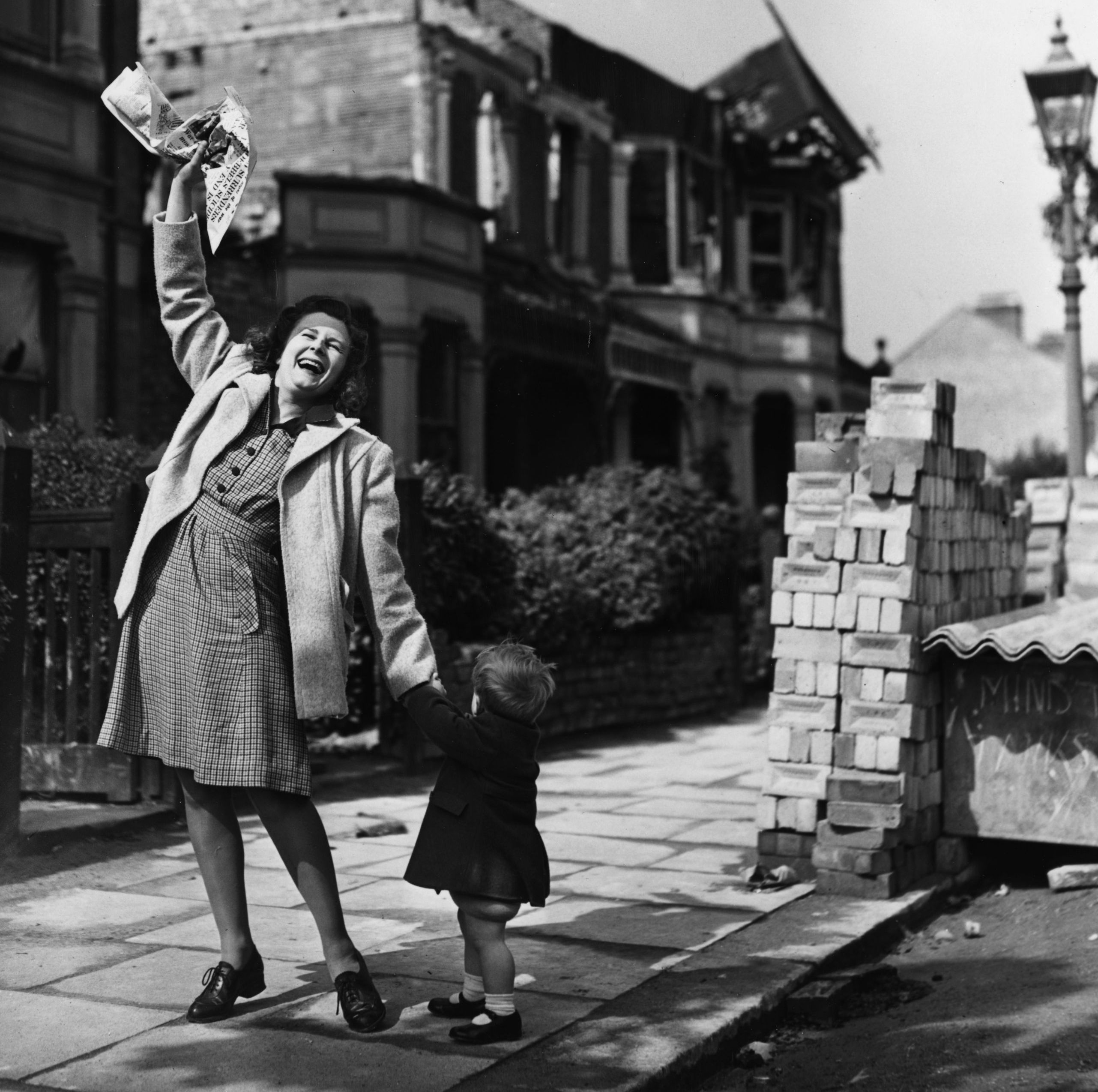 Pat Burgess of Palmers Green, north London, received news yesterday that her husband would soon be home from Germany for good