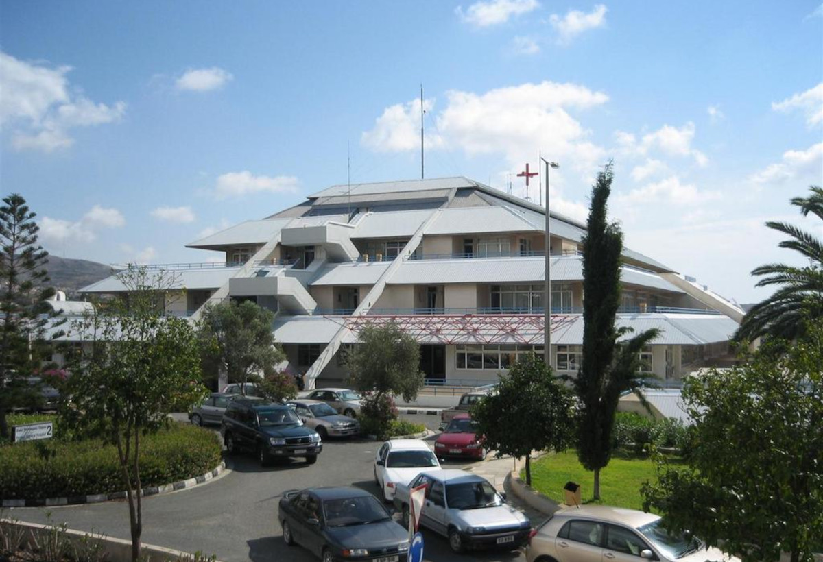 Paphos General Hospital in Cyprus.