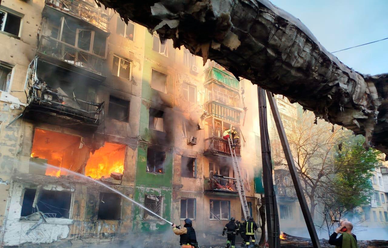 Russian attack on Ukraine's Dnipropetrovsk region
