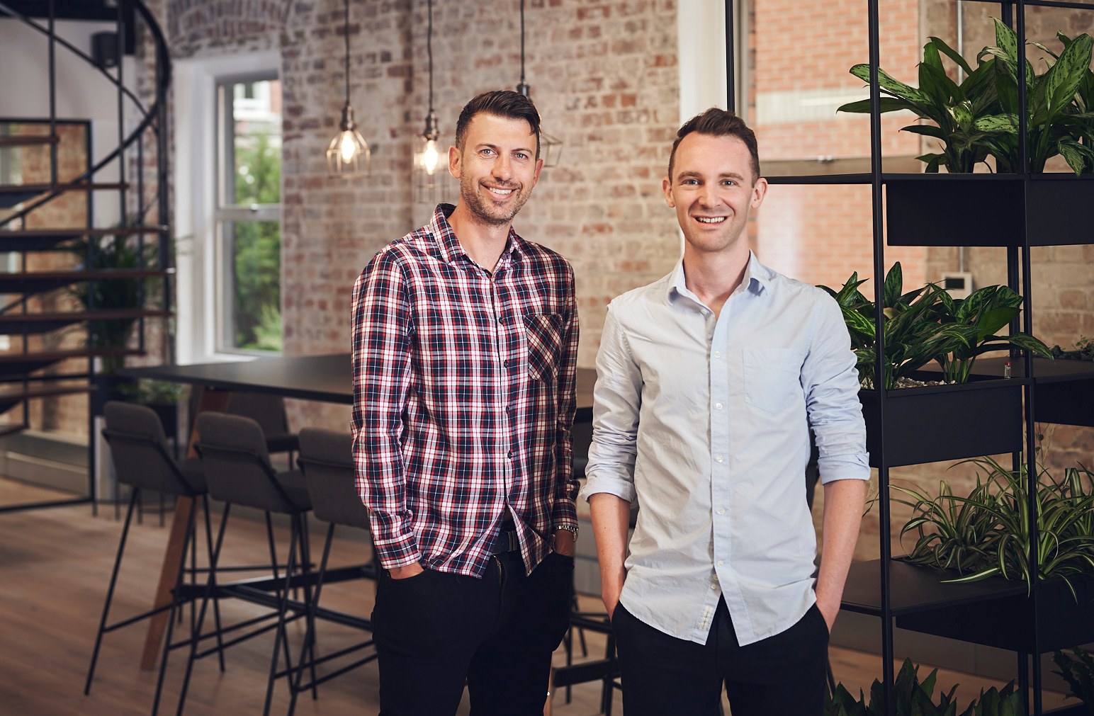Portrait of Rob Dix and Rob Bence, landlord experts for the Sunday Times Home.