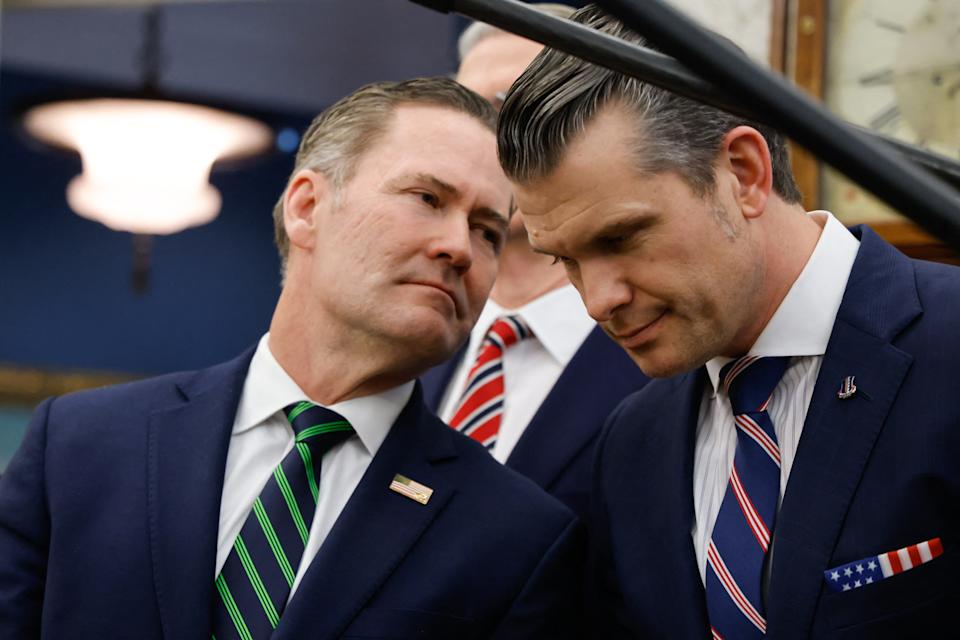 Mike Waltz and Pete Hegseth