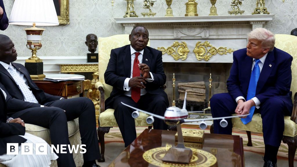 Inside the Oval Office when South Africa's leader was ambushed