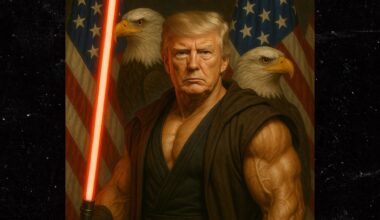 Donald Trump Shown As Ripped Sith Lord in A.I. Photo Posted by White House