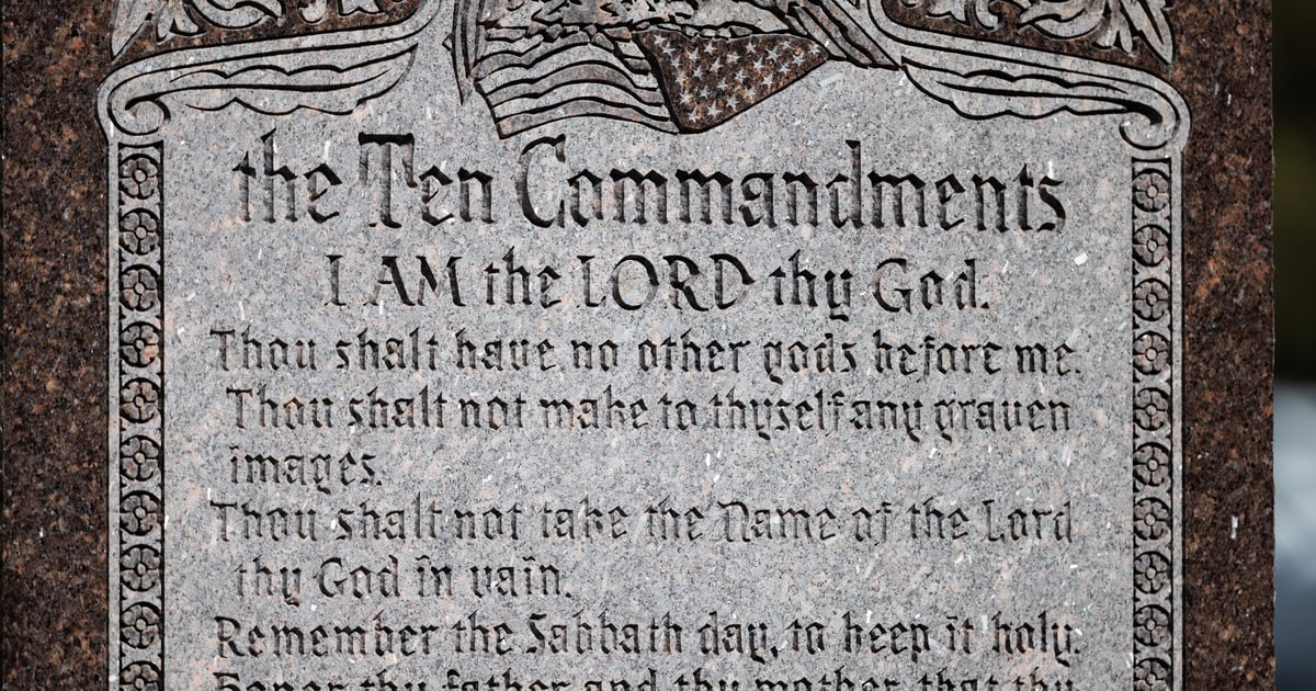 Ten Commandments in every classroom: Texas bill nearing law