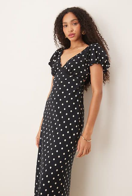 Abercrombie polka dot dress