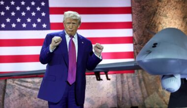 President Trump visits United Arab Emirates after rally with U.S. military personnel