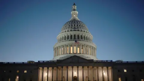 Getty Images Exterior of the US Capitol building 