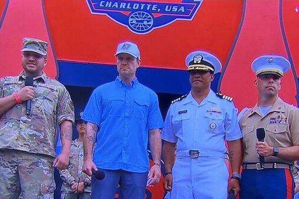 Pete Hegseth was slammed online for his casual Coca Cola 600 attire