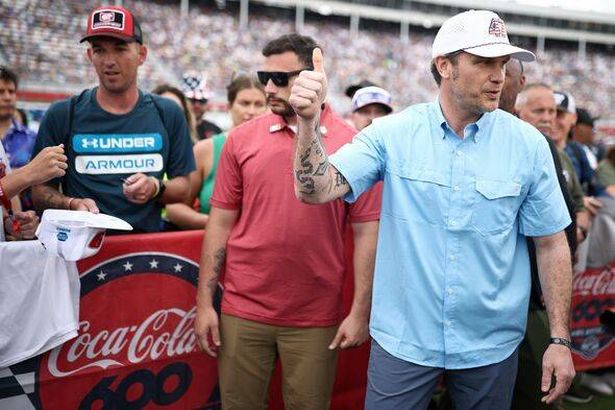 U.S. Secretary of Defense Pete Hegseth appeared at the Coca Cola 600 on Sunday