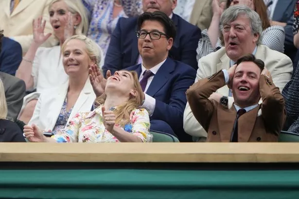 Beatrice and Edo looked to be enjoying the tense match 