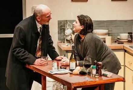Andy Doyle and Seona O'Connor in their Wexford Drama Group play, Skylight. Photo: Edyta and Lee Robinson at Wexford Photos