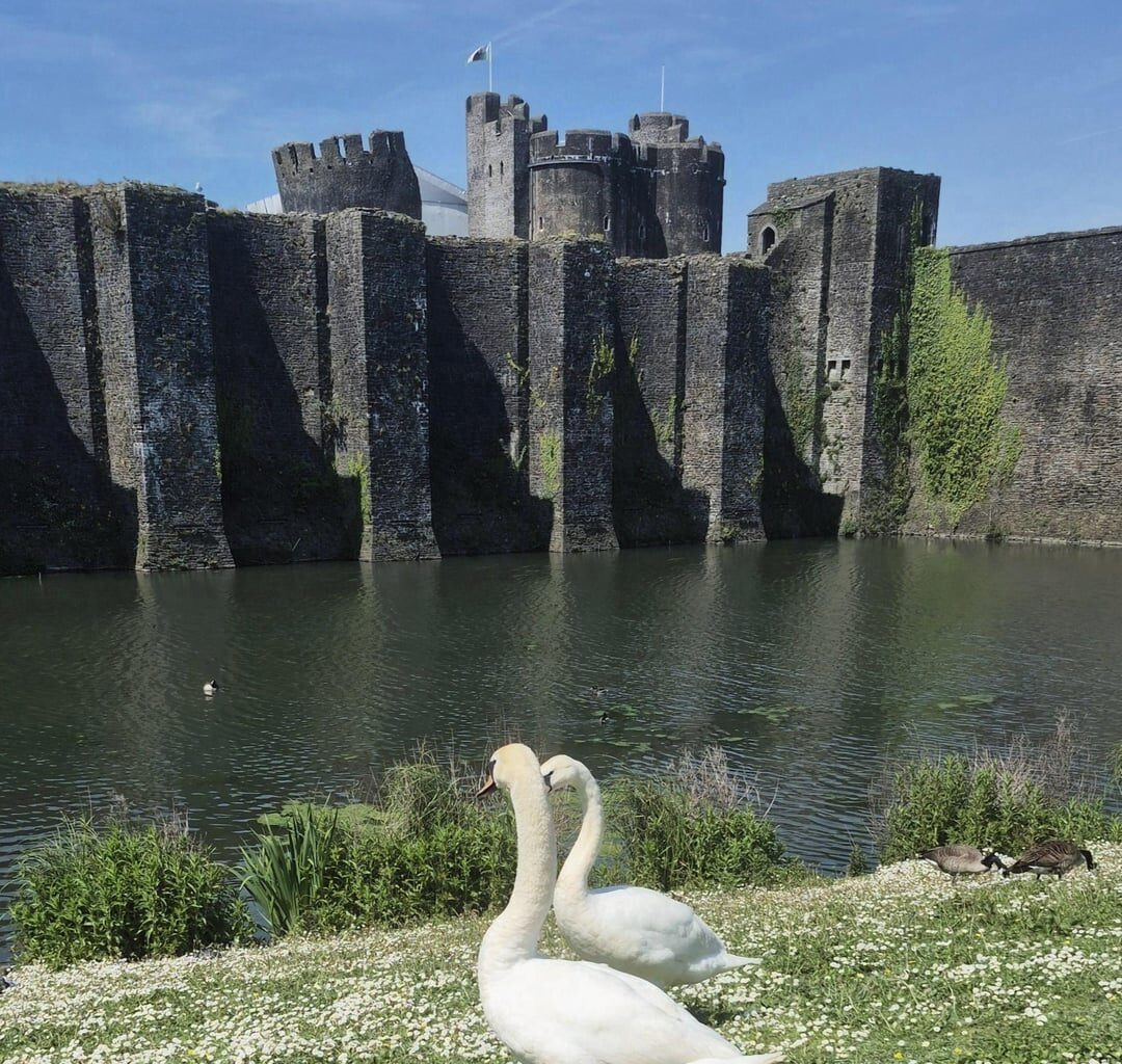 First visit to Caerphilly Castle