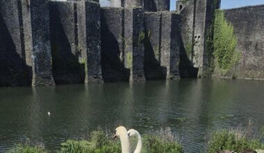 First visit to Caerphilly Castle