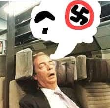 I wonder what Farage is dreaming about. 🤔