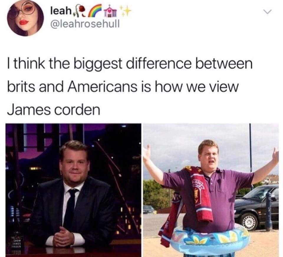 When the UK sees James Corden, it’s personal
