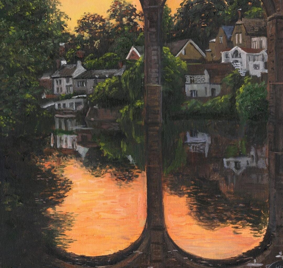 My oil paintings of English countryside