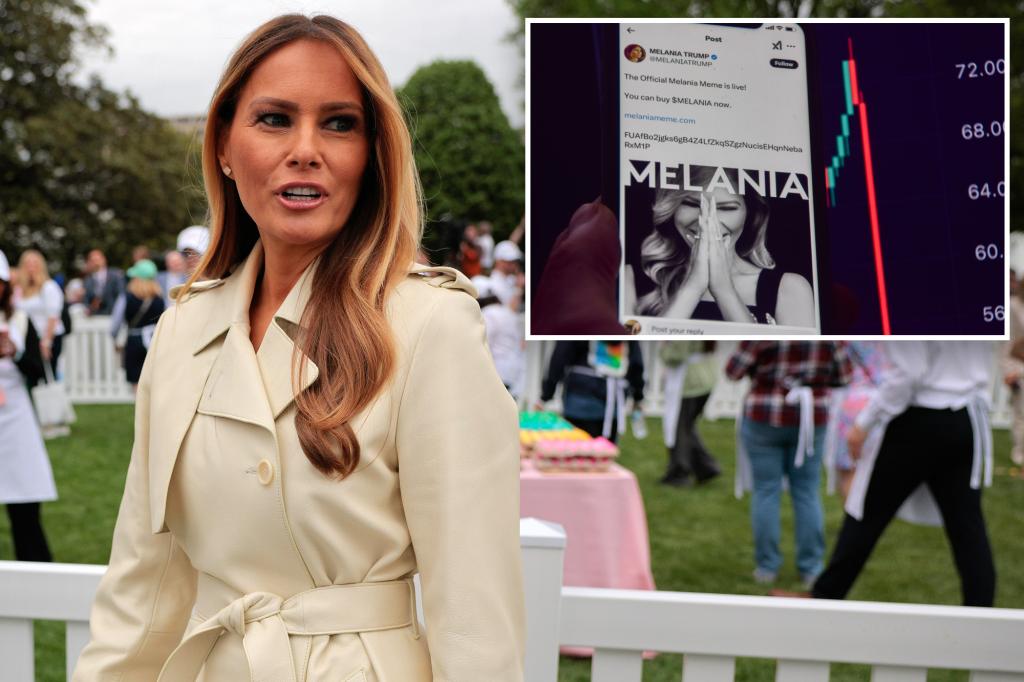 Crypto traders who bought Melania Trump coin before launch bagged $100M: report