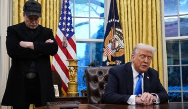 Trump, Musk hold DOGE event as talent leaves