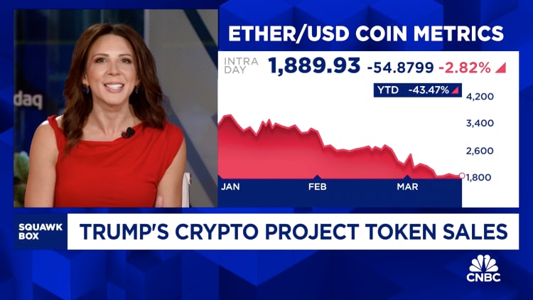 Trump’s World Liberty Financial crypto project says it sold $550 million in tokens