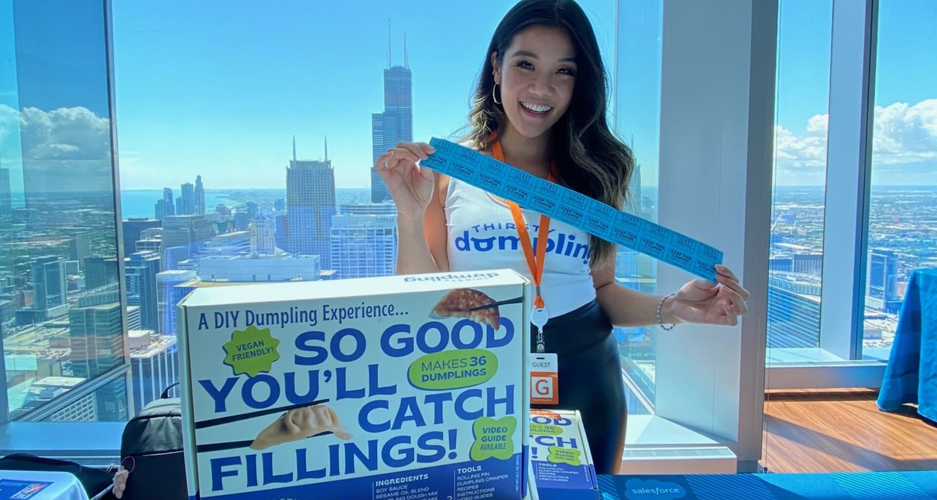 She's made $10,000 an hour teaching people how to make dumplings