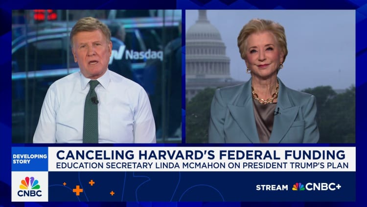Education Sec. McMahon on vetting foreign students: I don't know what the State Dept. criteria are