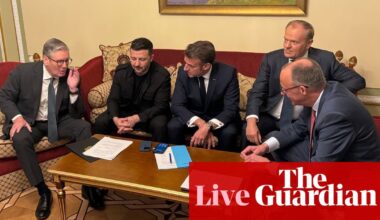 European leaders tell Putin to agree to unconditional ceasefire by Monday or face ‘massive’ sanctions – as it happened | Europe