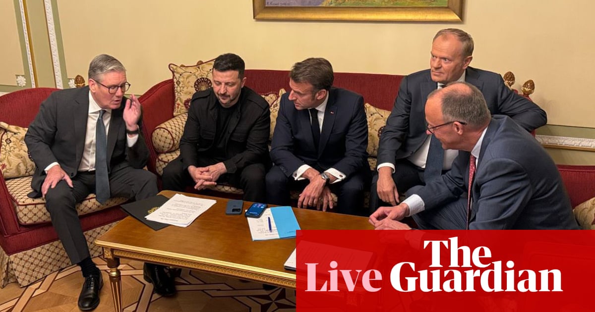 European leaders tell Putin to agree to unconditional ceasefire by Monday or face ‘massive’ sanctions – as it happened | Europe