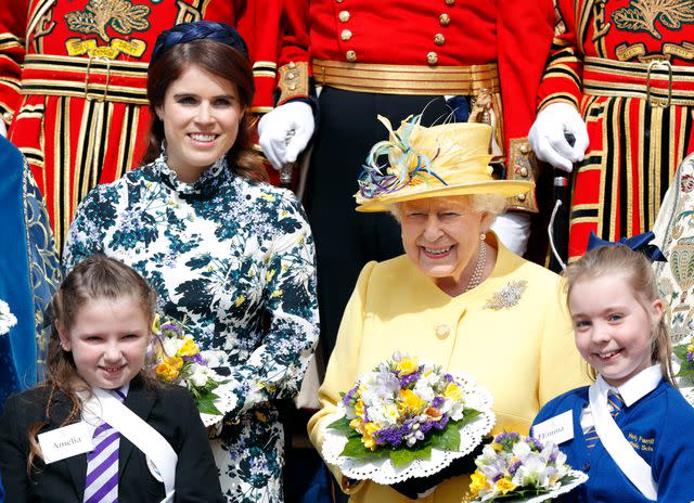 Getty Images Princess Eugenie with Queen Elizabeth in 2019