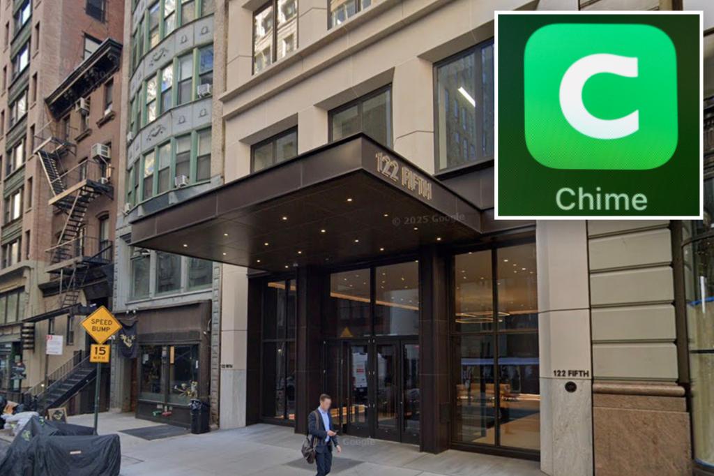 Fintech giant Chime moving to bigger space on Fifth Ave NYC