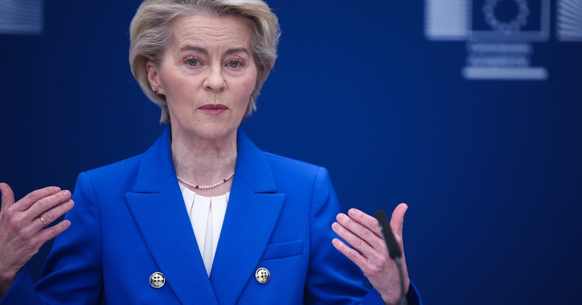 EU must assert independence with arms spending and Ukraine accession, says von der Leyen – POLITICO