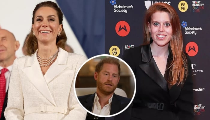 Princess Beatrice shows support to Kate after teaming up against Harry