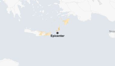 Map: 6.0-Magnitude Earthquake Strikes Near Crete in Greece, Prompting a Tsunami Alert