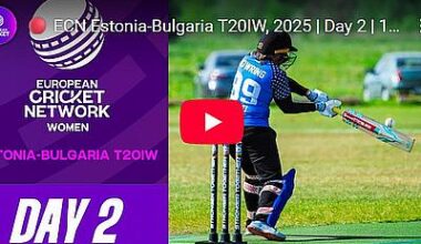 ECS-W Sweden, Landskrona, 2025 – Day 2 T10 Women’s Cricket Streaming & Live Score Updates
