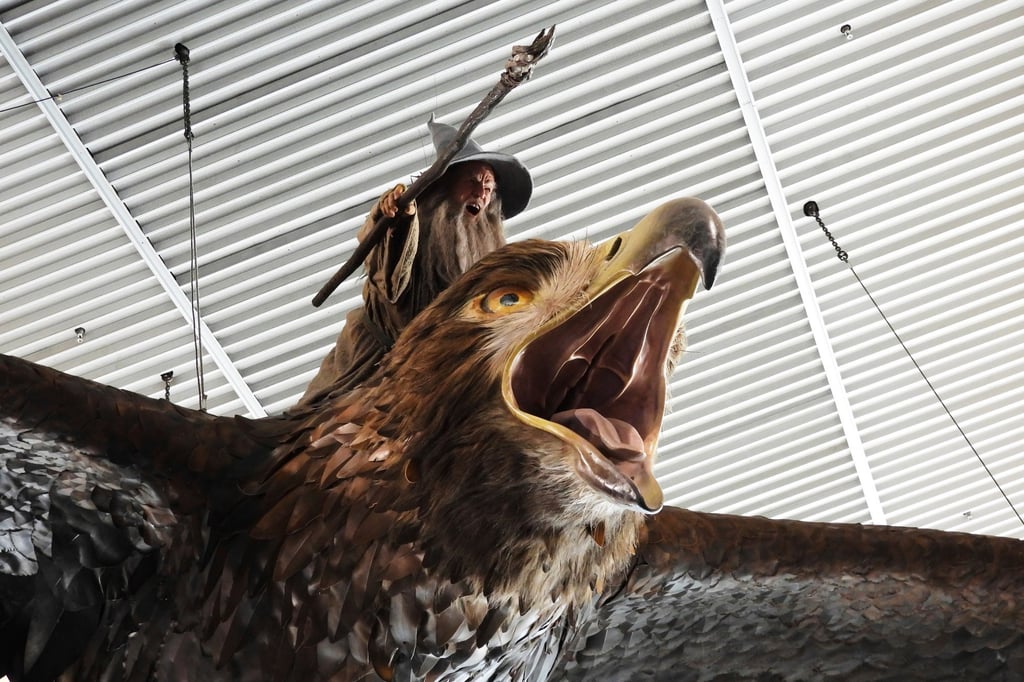 During the years the eagles have hovered in the terminal, Tolkien tourism has waned in Wellington. Photo: AP During the years the eagles have hovered in the terminal, Tolkien tourism has waned in Wellington. Photo: AP