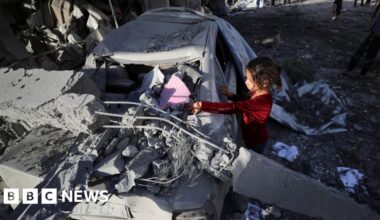 Israeli strikes in northern Gaza kill at least 48, hospital says