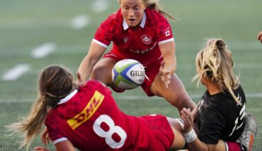 Canada needs two late tries to dispatch the U.S. 26-14 in Pacific Four Series opener
