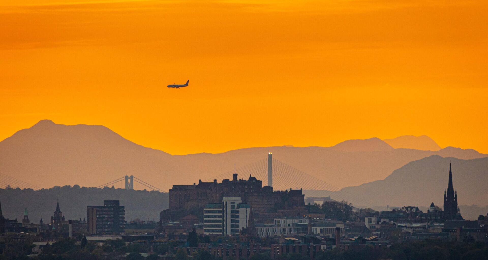 Edinburgh sunset