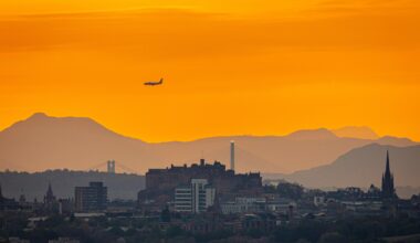 Edinburgh sunset