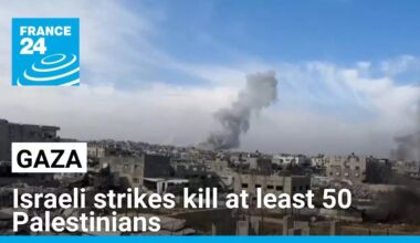 Israeli strikes on Gaza kill at least 50 Palestinians • FRANCE 24 English