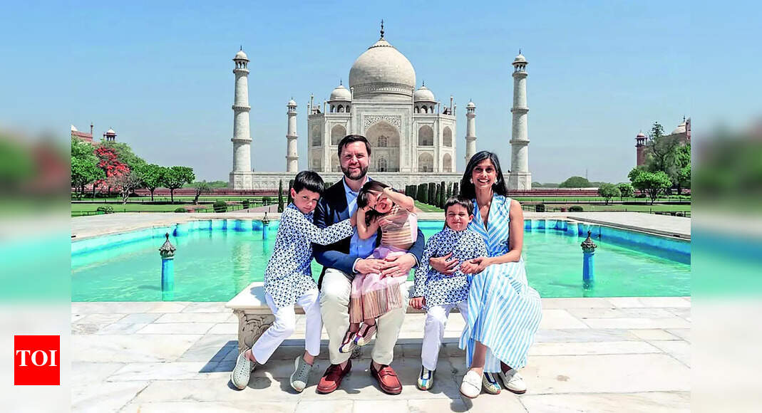 Kurtas, colours and desi cuts: The Vance family’s stylish frames
