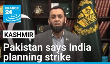 Pakistan says India planning strike as tensions soar over Kashmir • FRANCE 24 English