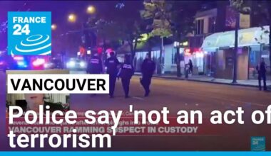Police say vehicle hitting Vancouver crowd 'not an act of terrorism' • FRANCE 24 English