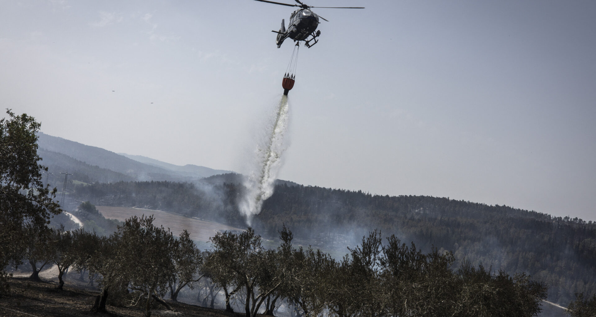 Israel, fights, major, fire, near, Jerusalem