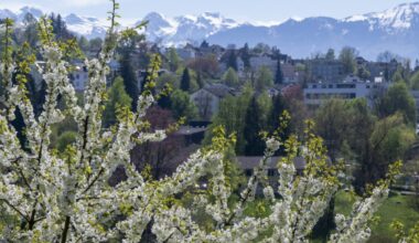 Plus de 25 degrés dans une grande partie de la Suisse